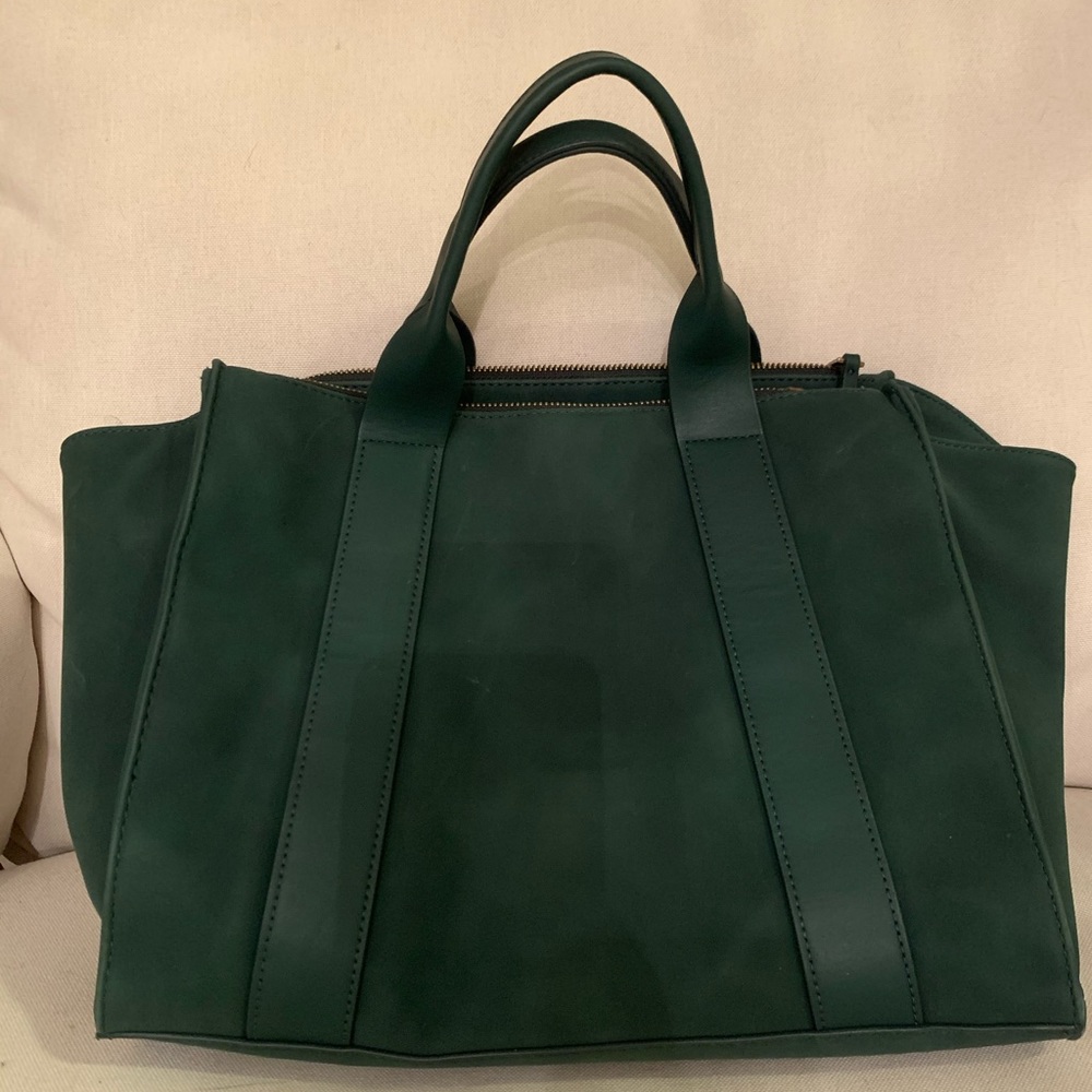 Emerald green satchel